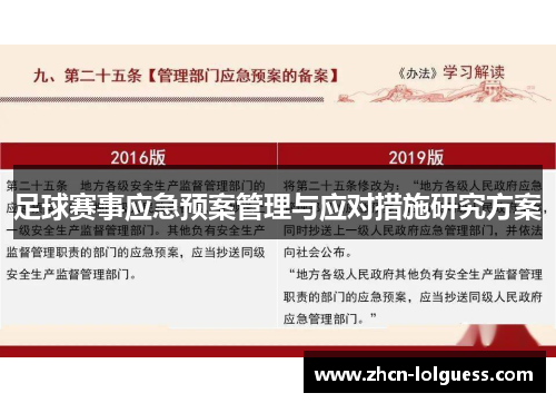 足球赛事应急预案管理与应对措施研究方案